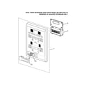 GE JT965WF3WW microwave control panel diagram