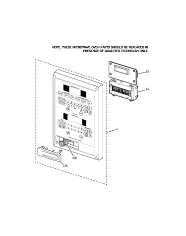 Microwave control panel
