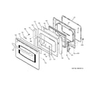 GE JT965SF3SS door diagram