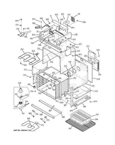 Body with microwave support