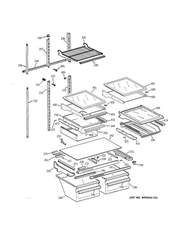Shelf parts