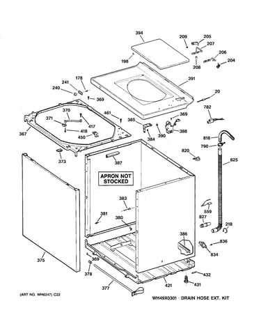 Cabinet, cover & front panel