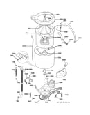 Washer motor & tub