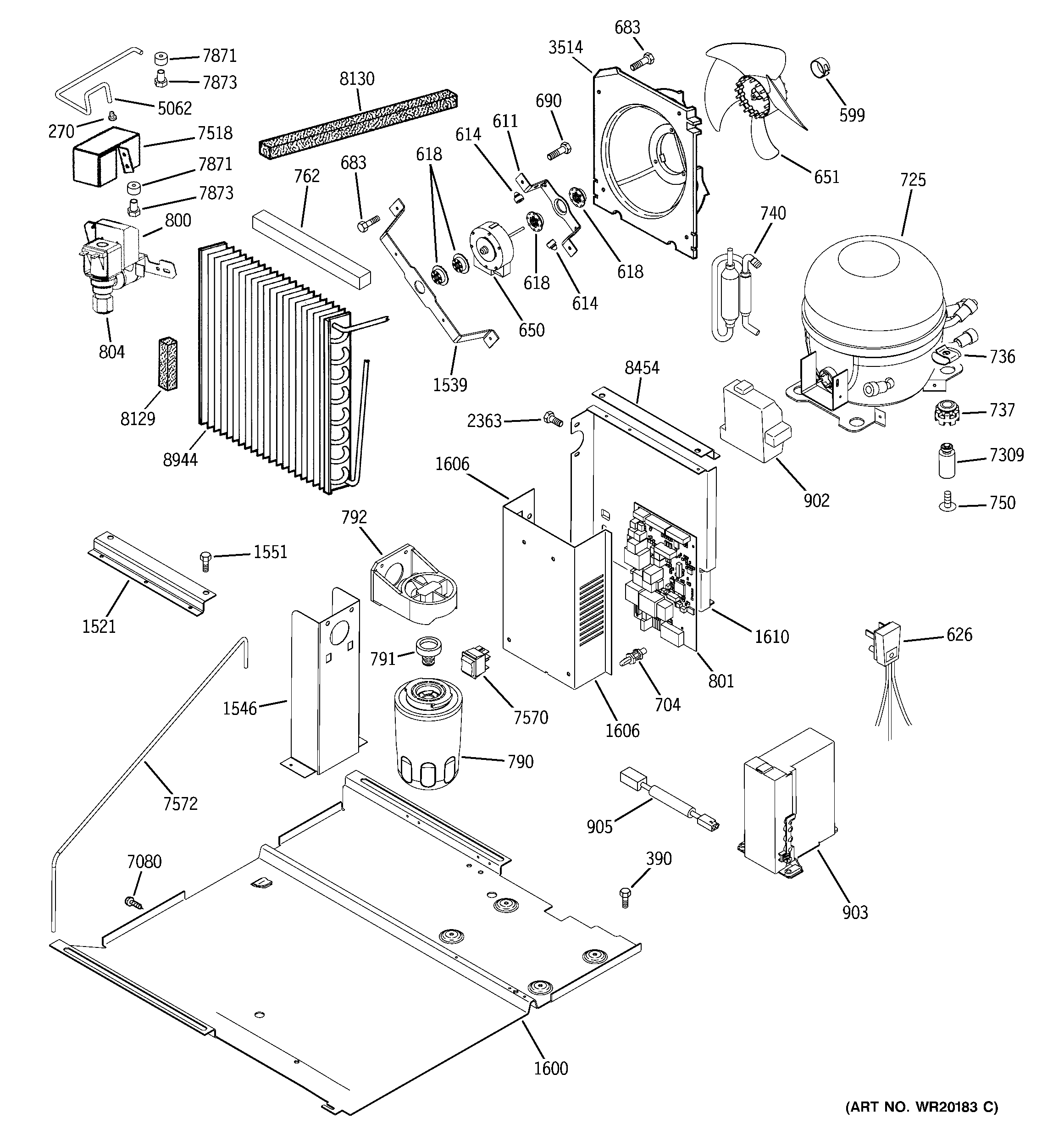 SEALED SYSTEM & MOTHER BOARD