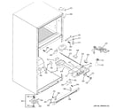 GE GTS18SBSWRSS fresh food section diagram