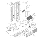 Hotpoint HSS25GFTCCC sealed system & mother board diagram