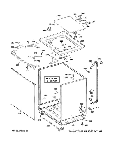 Cabinet, cover & front panel