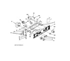 GE WSM2420TAAWW washer/dryer control panel parts diagram