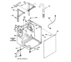 GE WSM2480TAAAA washer cabinet parts diagram