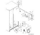 GE BSS25JSTCSS fresh food section diagram