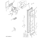 GE GSH22JSTCSS freezer door diagram