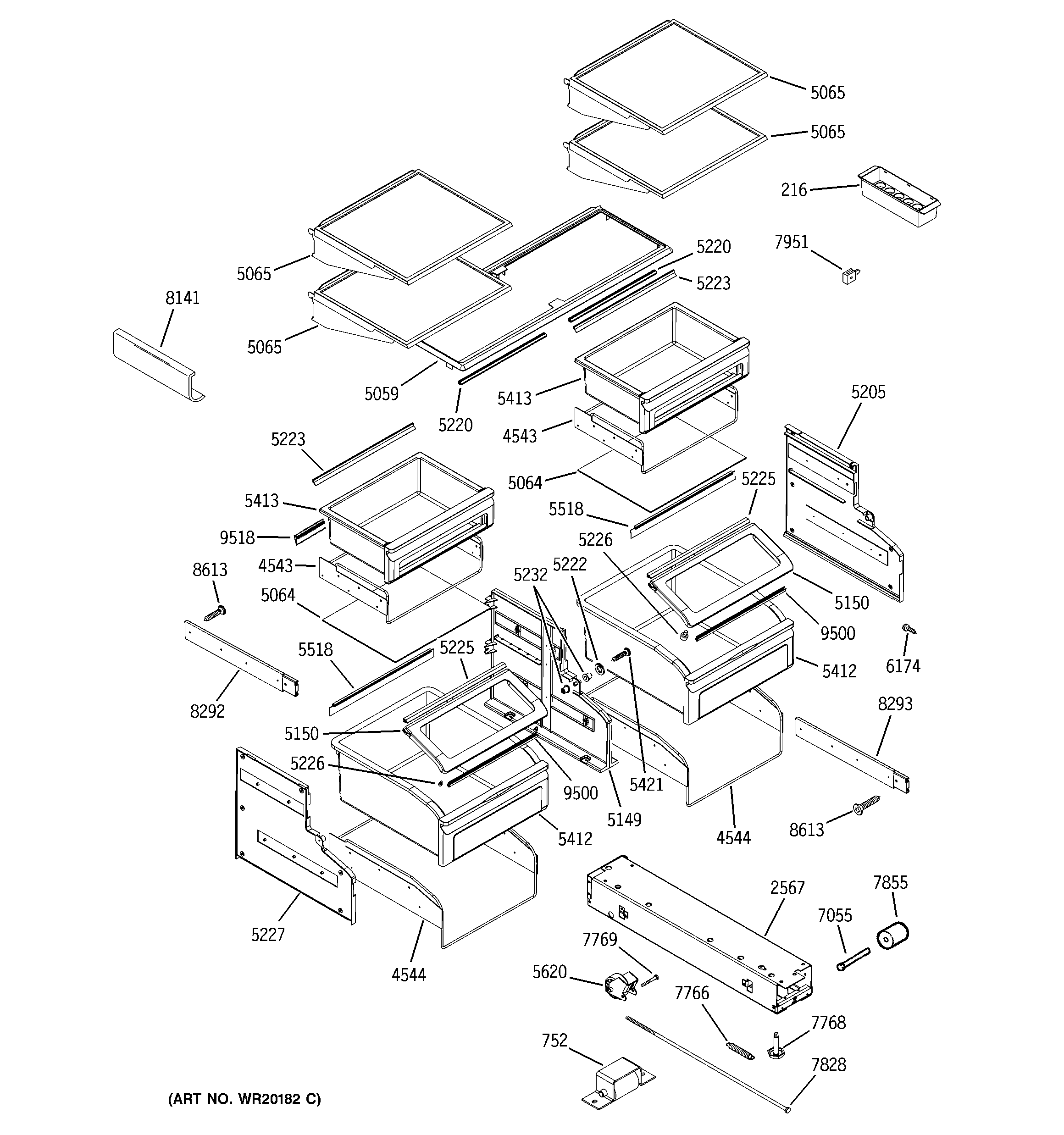 Shelves & drawers