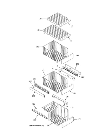 Freezer shelves