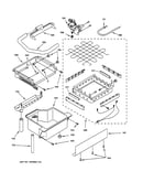 Evaporator, ice cutter grid & water