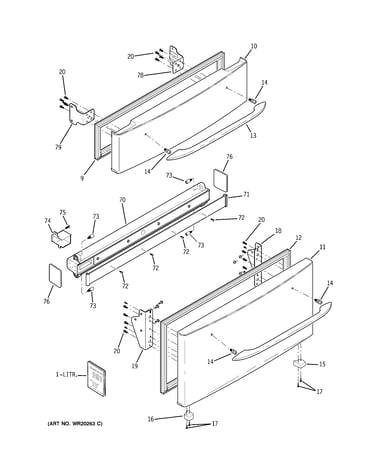 Freezer doors