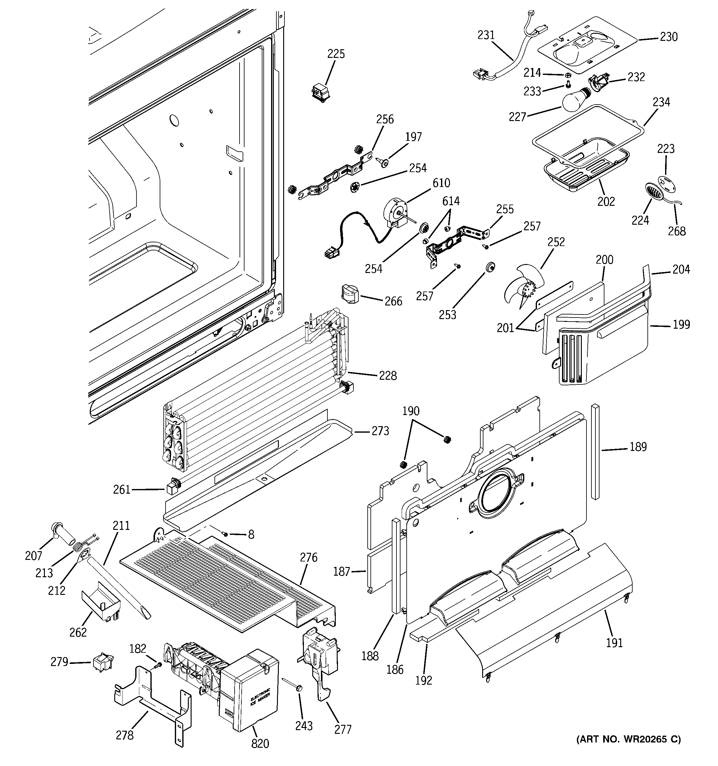 Freezer section
