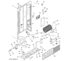 Hotpoint HSS22GFTCWW sealed system & mother board diagram