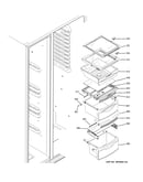 Fresh food shelves