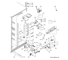 GE GSK25LCWACCC fresh food section diagram