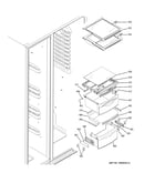 Fresh food shelves
