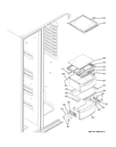 Fresh food shelves