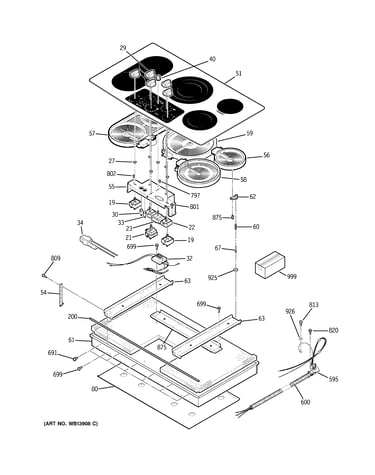 Control panel & cooktop