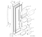 GE PSC23SGRBSS fresh food door diagram