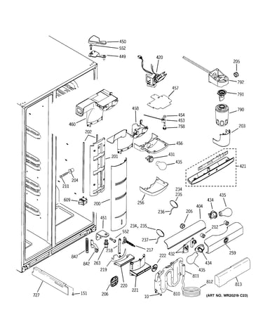 Fresh food section