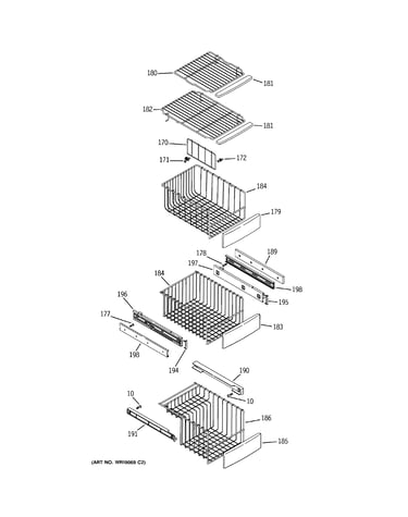 Freezer shelves
