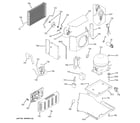 GE ZSGS420DMESS sealed system & mother board diagram