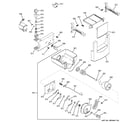GE ZSGS420DMESS ice maker & dispenser diagram