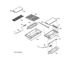 GE ZDP48L4GD2SS grill & griddle assembly diagram