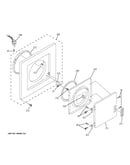 Dryer front panel & door