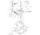 GE WSM2480D3WW machine base parts diagram