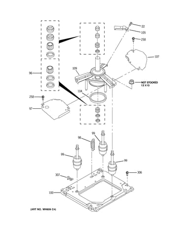 Machine base parts