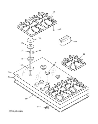 Control panel & cooktop