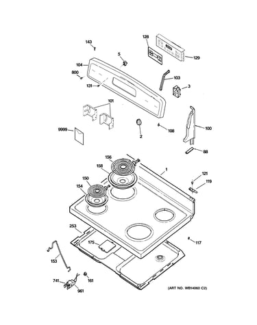 Control panel & cooktop