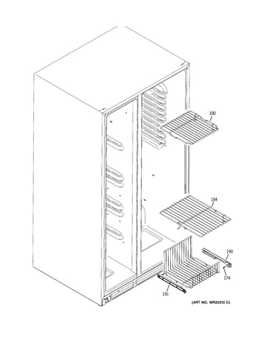 Freezer shelves