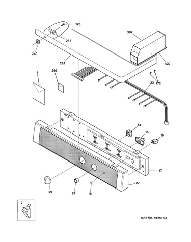 Controls & top panel