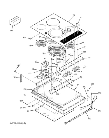 Control panel & cooktop