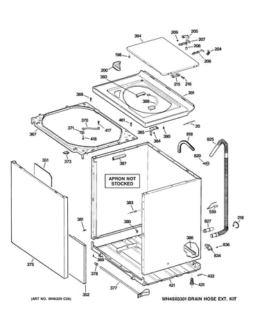 Cabinet, cover & front panel
