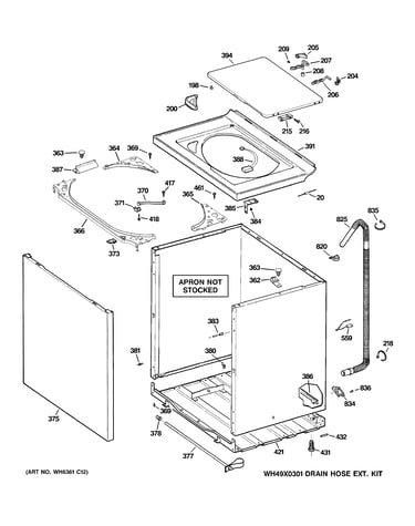 Cabinet, cover & front panel