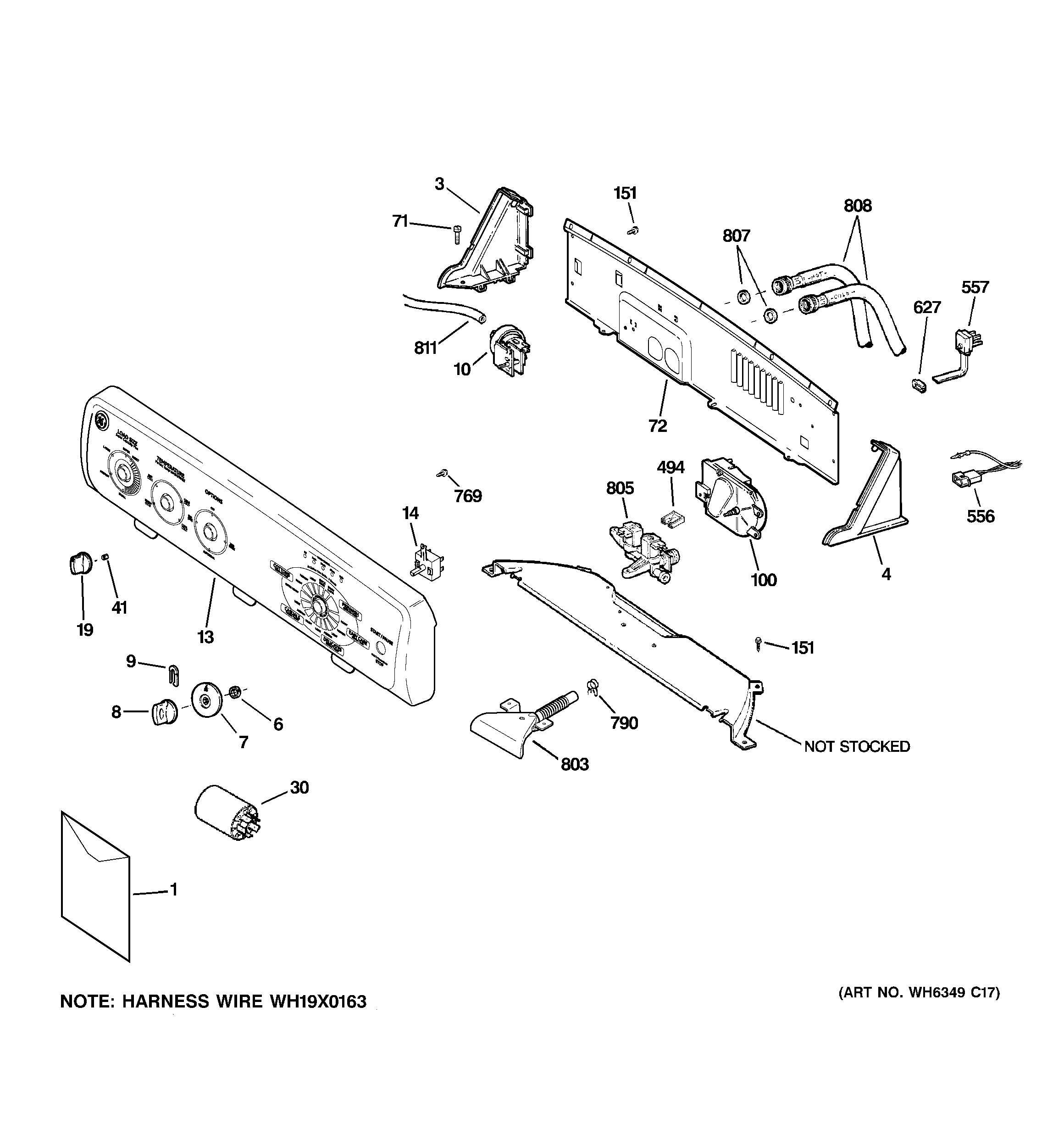 Controls & backsplash