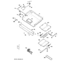 GE JGBP25DEM1BB gas & burner parts diagram