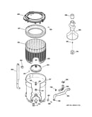 Tub, basket & agitator