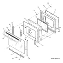 GE JBP71WK4WW door diagram