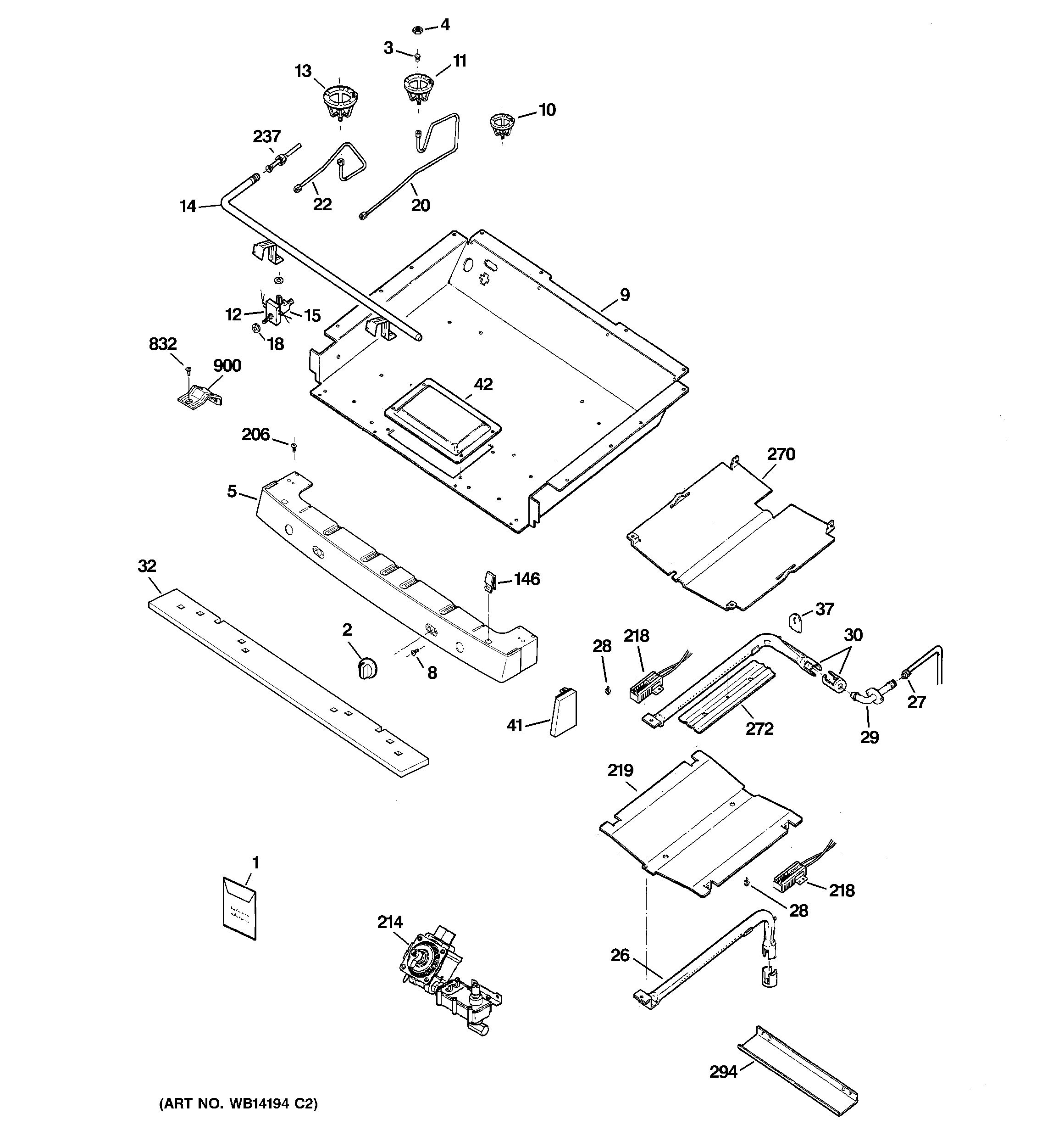 Gas & burner parts