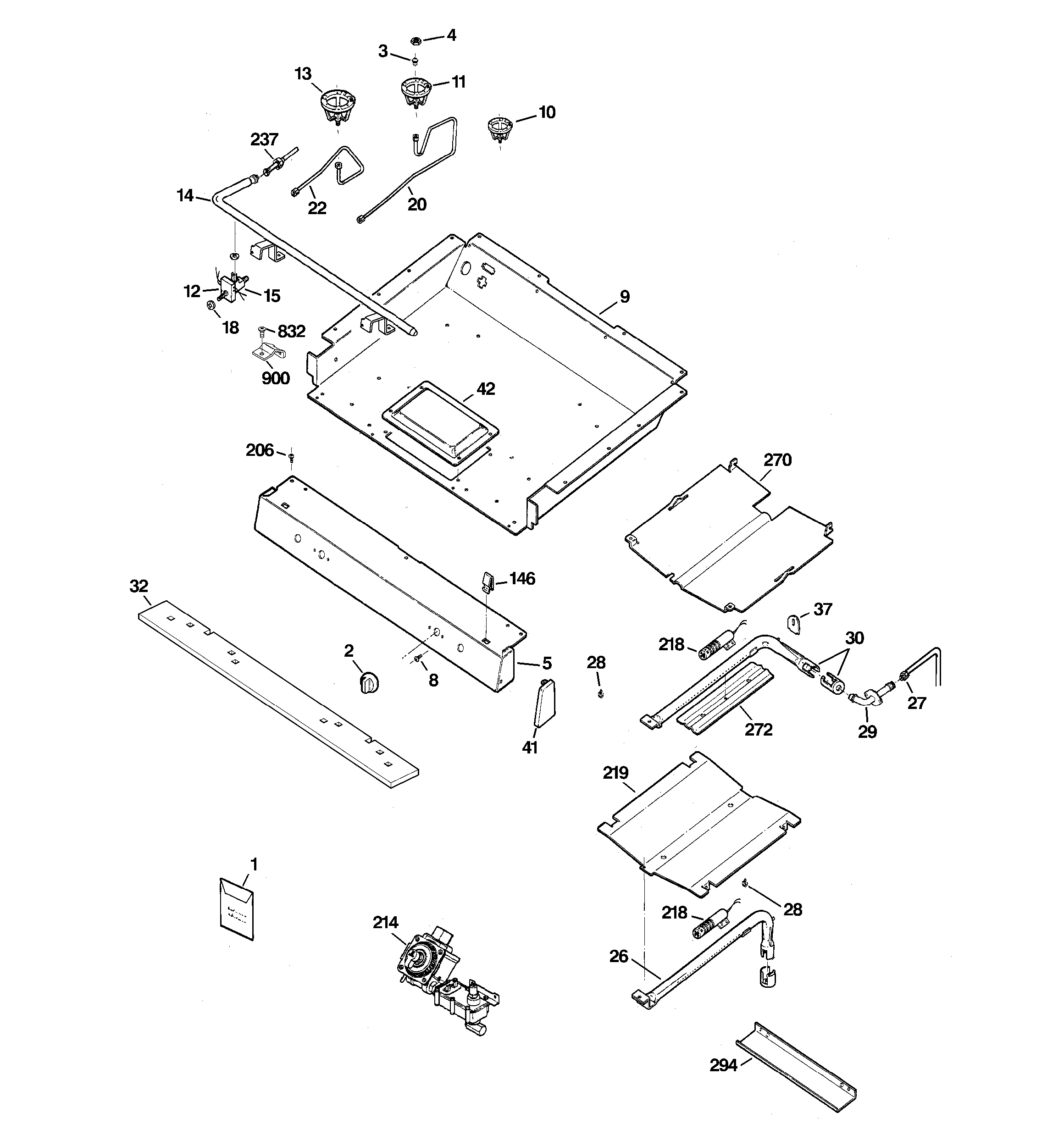 Gas & burner parts