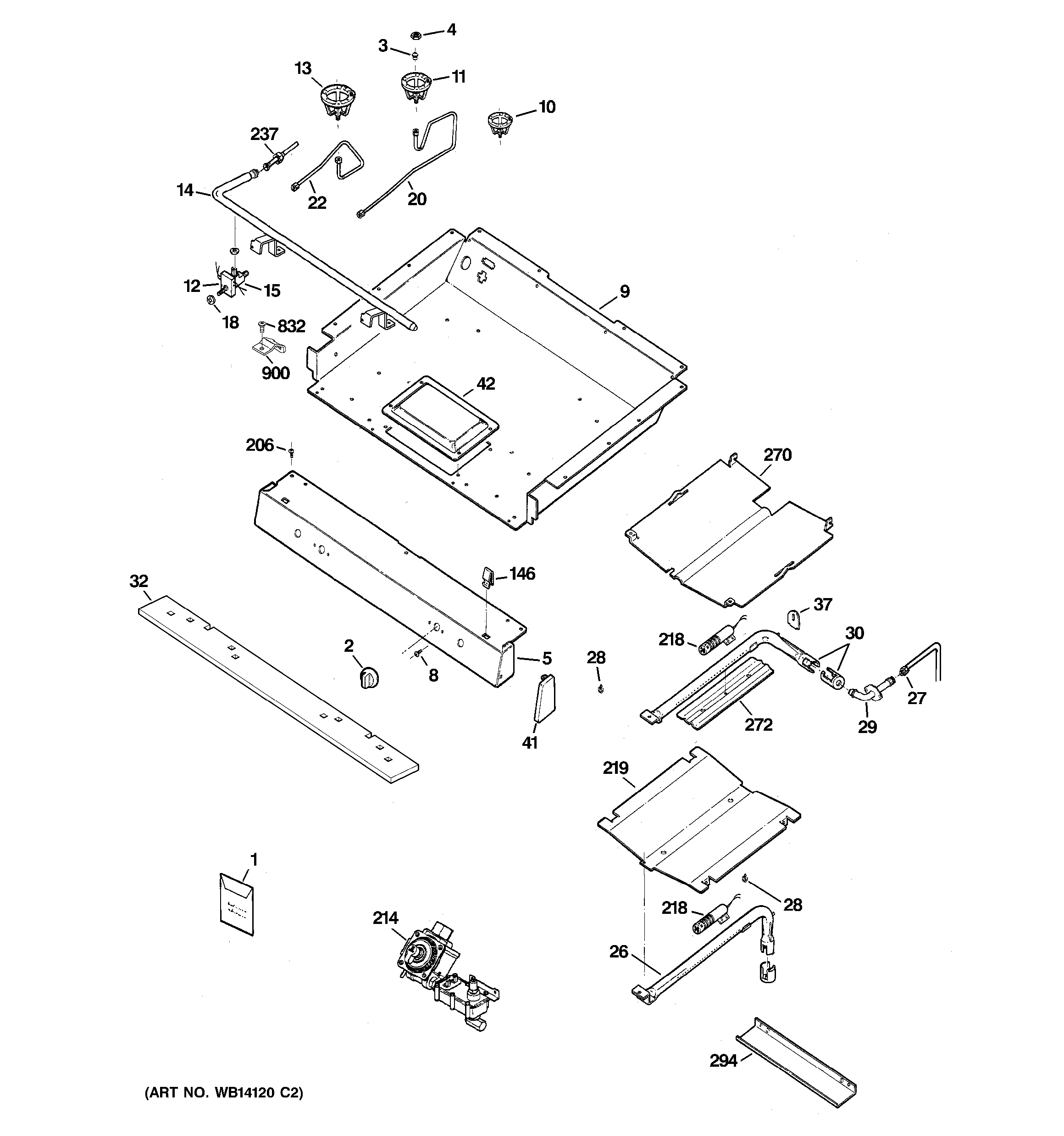 Gas & burner parts
