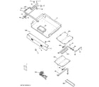 GE JGBP35GXM2WW gas & burner parts diagram